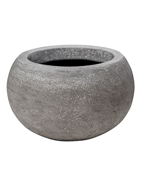 Чаша  Polystone Plain Bowl Grey, D17хH11см