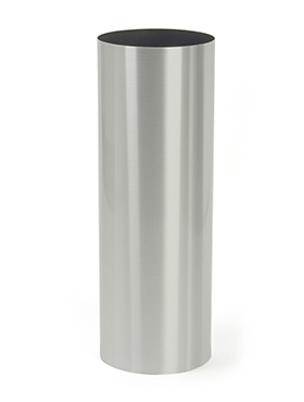 Кашпо Parel Column stainless steel brushed on felt (1.2mm), D40xH100см