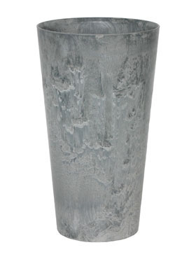 Кашпо Artstone Claire vase grey, D28xH49см