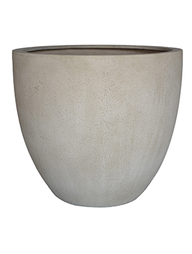 Кашпо Grigio Egg Pot Antique White-concrete, D60хH54см