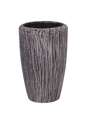 Ваза Twist Vase black, D32xH52см