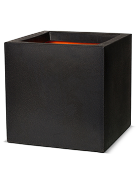 Кашпо Capi Tutch NL Pot square III black, 40х40xH40см