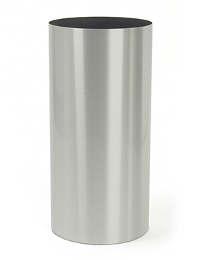 Кашпо Parel Column stainless steel brushed on felt (1.2mm), D40xH75см