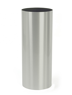 Кашпо Parel Column stainless steel brushed on felt (1.2mm), D40xH90см