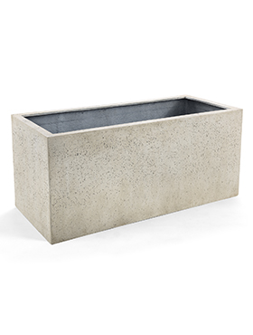 Кашпо D-lite Box XL antique white-concrete, 120x50xH50см