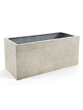 Кашпо D-lite Box XXL antique white-concrete, 150x50xH50см