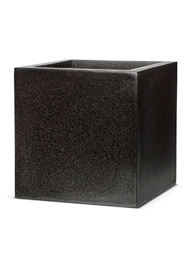 Кашпо Capi Lux Pot square II black, 30х30хН30см