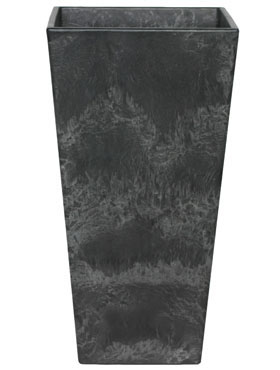 Кашпо ArtstoneElla vase black , 35x35xH70см