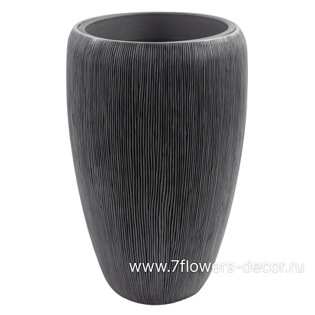 Кашпо полистоун Nobilis Marco Pm-bgrey Socdung Vase - фото 1