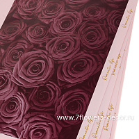Набор дизайнерской бумаги "Цветы" 80г/м2, 57х50 см (10шт)