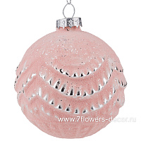 Елочная игрушка "Шар" (стекло), D8 см - фото 1