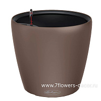 Кашпо Lechuza "Classico LS Complete nutmeg" (пластик), D35xH33 см - фото 1