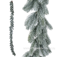 Гирлянда искусственная еловая (пластик), 200 см - фото 1