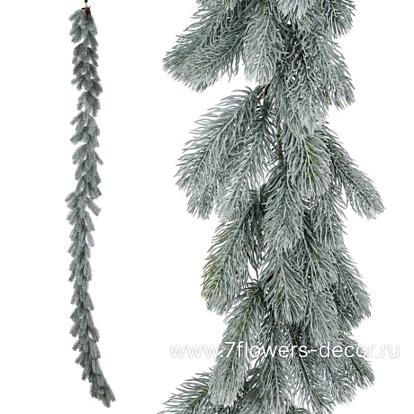 Гирлянда искусственная еловая (пластик), 200 см - фото 1