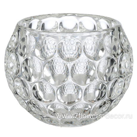 Ваза Crystal sphere (стекло), D8xH10 см - фото 1