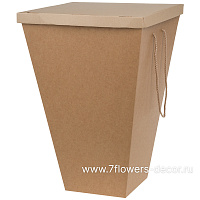 Коробка транспортировочная для цветов (крафт), 21x40xH60 см, набор (10 шт) - фото 1