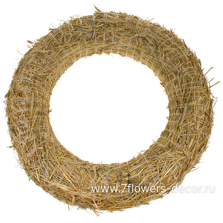 Венок (солома), D60 см - фото 1