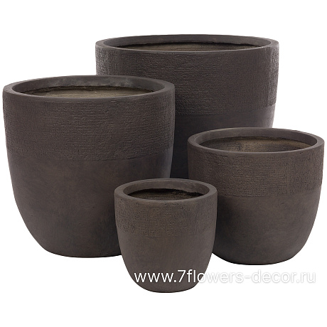 Кашпо Nobilis Marco Pixels Round (GRC), D25xH23 см - фото 3