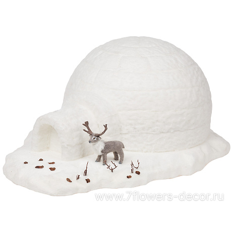 Фигура Иглу (флок), 80,5x60xH36 см - фото 1