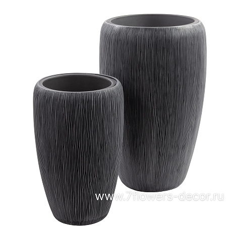 Кашпо полистоун Nobilis Marco Pm-bgrey Socdung Vase - фото 3