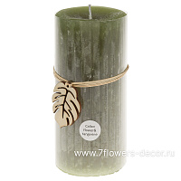 Свеча цилиндр (парафин), D7xH15 см - фото 1