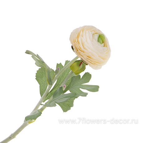 Цветок искусственный Ранункулюс, 49 см - фото 1