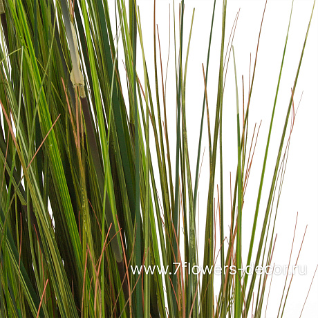 Трава искусственная Осока в кашпо, H120 см - фото 3