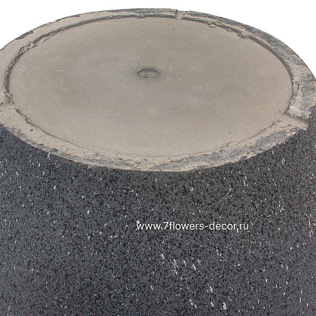 Кашпо Nobilis Marco Granite graphite Round (файберглас), D55хH38 см - фото 4