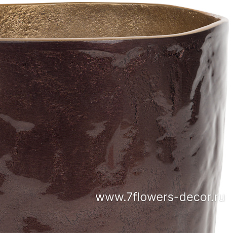 Ваза Enamel (металл), D16xH19,5 см - фото 2