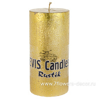 Свеча цилиндр "Рустик" (парафин), D7,5xH15 см - фото 1