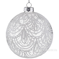 Елочная игрушка "Шар" (стекло), D10 см - фото 1