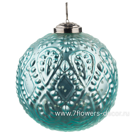 Елочная игрушка Шар (стекло), D12,5 см - фото 1