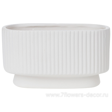 Кашпо (керамика), 18x10,5xH10 см - фото 1