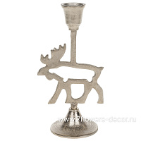 Подсвечник "Олень" (металл), 11х8хH20 см - фото 1