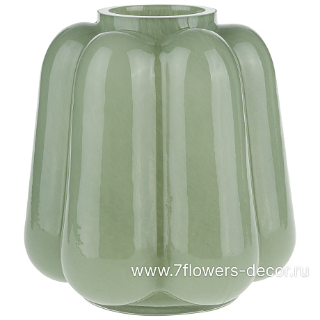 Ваза Blown (стекло), D15xH15,5 см - фото 1