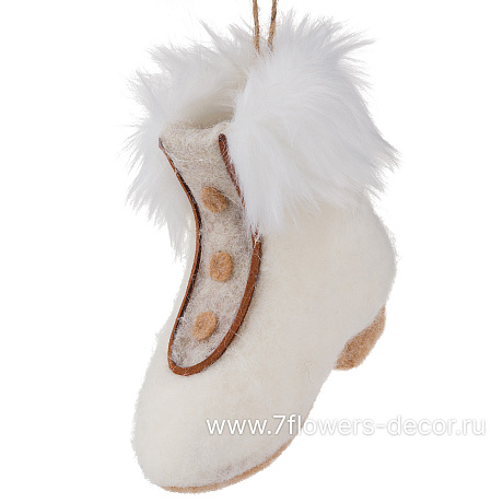 Елочная игрушка Конек (войлок), 14x6xH12 см - фото 1