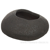 Кашпо терракота Nobilis Marco "Twr-stone Oval", 30x26хH13 см - фото 1