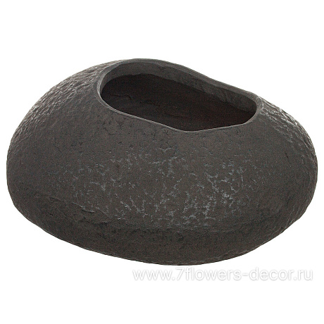 Кашпо терракота Nobilis Marco Twr-stone Oval, 30x26хH13 см - фото 1