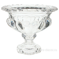 Ваза "Crystal" (стекло), D16xH20 см - фото 1