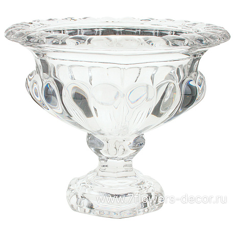 Ваза Crystal (стекло), D16xH20 см - фото 1