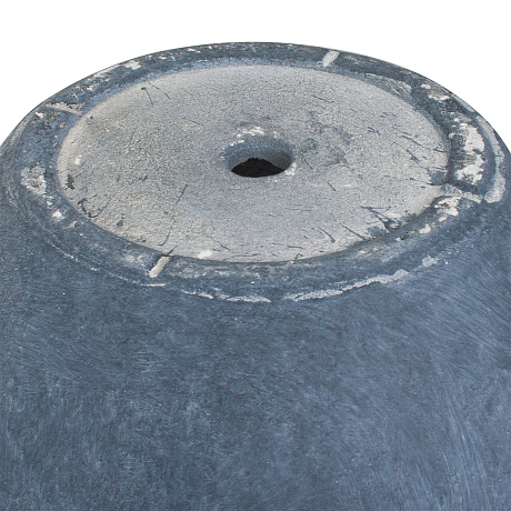 Кашпо Nobilis Marco Stone graphite Round (файберглас), D27хH15 см - фото 4