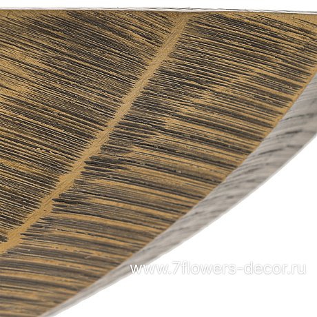 Чаша декоративная (металл), 38,5x10xH6,5 см - фото 2