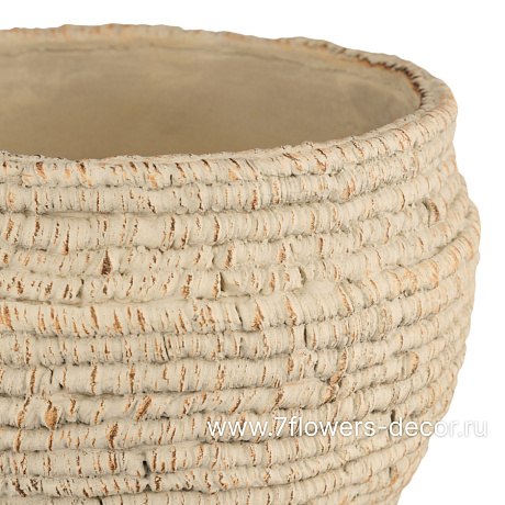 Кашпо Basket (керамика), D17xH12,5 см - фото 2