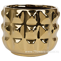 Кашпо "Castle" (керамика), D18xH14,5 см - фото 1