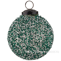 Елочная игрушка "Шар" (стекло), D11 см - фото 1