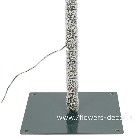 Ель искусственная заснеженная с лампочками Королева Тянь Шаня (ПЭ), D50xH180 см - фото 2