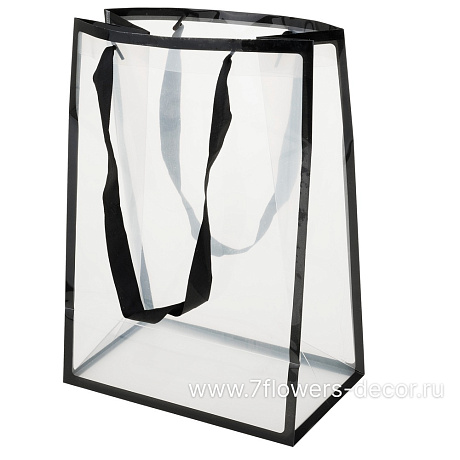 Набор сумок прозрачных с окантовкой (пластик), 16x14xH26 см (10шт) - фото 1