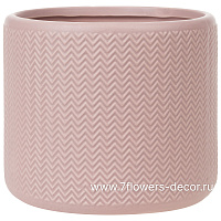 Кашпо (керамика), D12,5xH15,5 см - фото 1