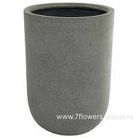 Кашпо Nobilis Marco "Plain rough grey Jar" (файкостоун), D34хH49 см - фото 1