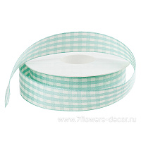 Лента декоративная "Клетка", 25 ммx20 м - фото 1